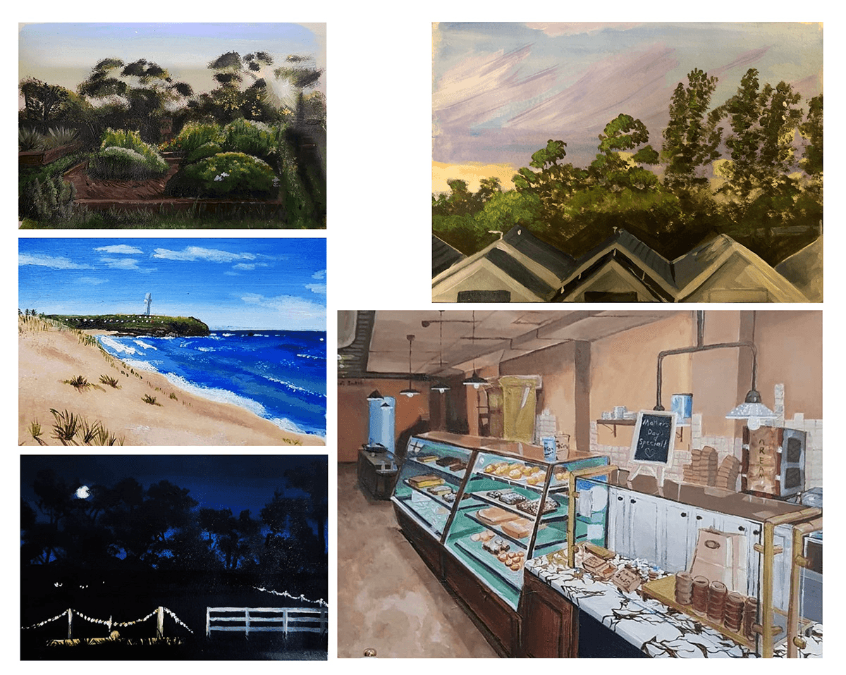 Series of landscape studies from around Sydney